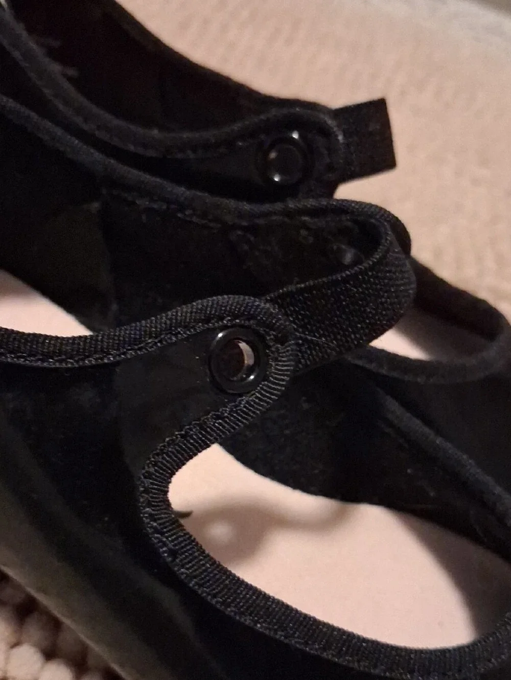Cat & Jack Black Patent Mary Jane Flats with Strap